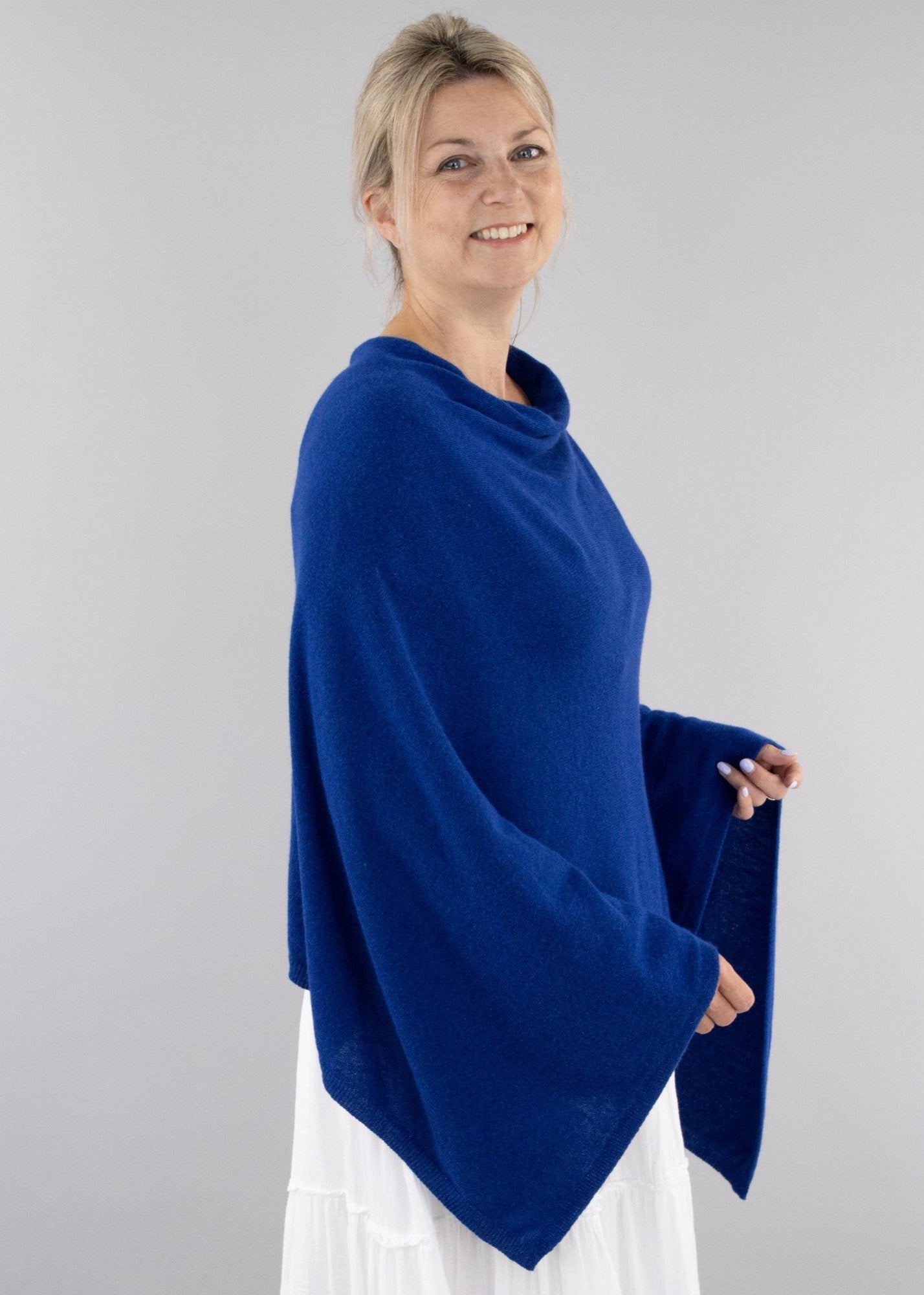 Cashmere Blend Poncho