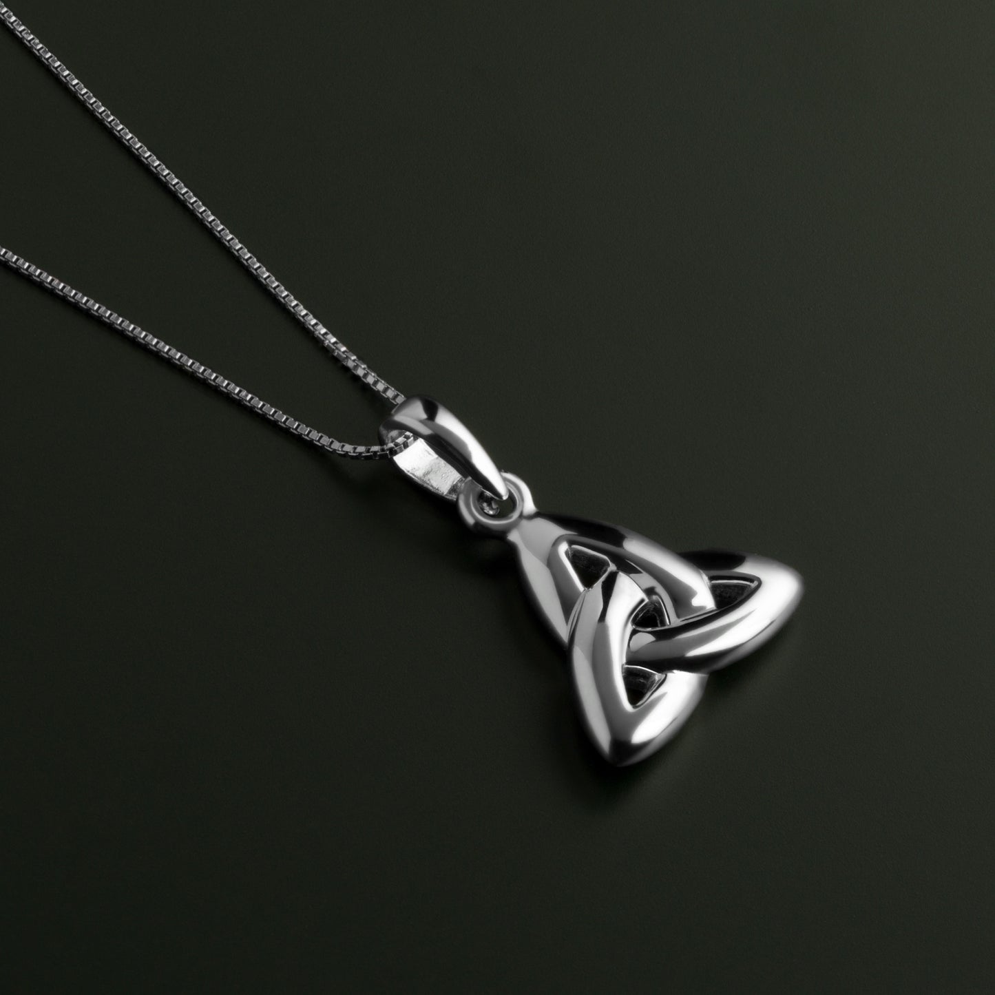 Double Sided Trinity Knot Pendant