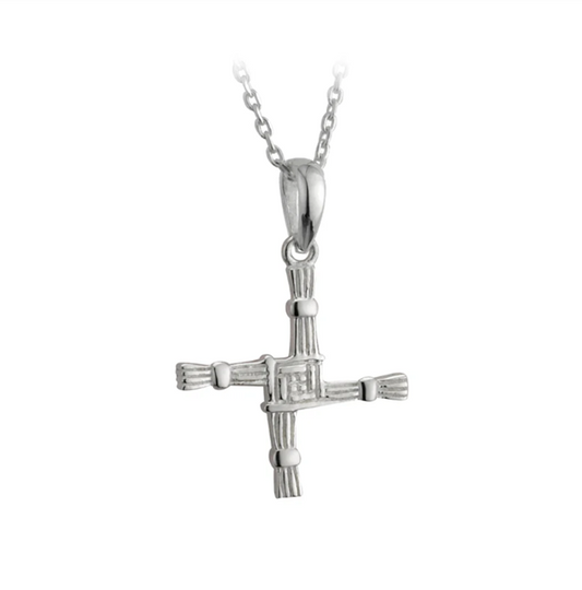 Silver Brigids Cross Pendant