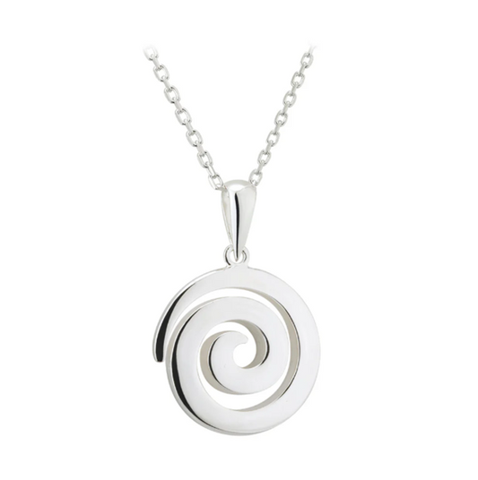 Silver Spiral Pendant
