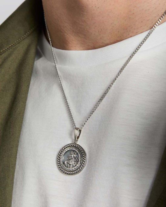 St Christopher Medal Pendant