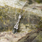 Connemara Marble Long Trinity Knot Pendant