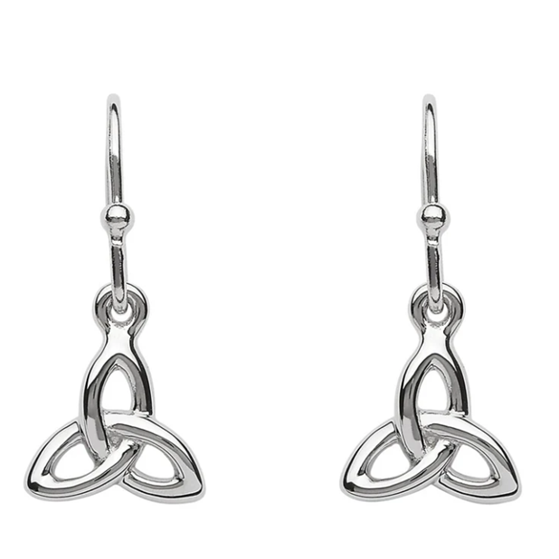 Celtic Trinity Knot Drop Earrings