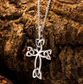 Sterling Silver CZ Celtic Cross