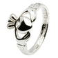 Ladies Claddagh Comfort fit Silver Ring