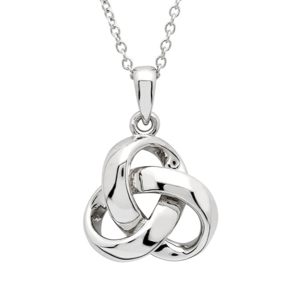 Sterling Silver Trinity Knot Necklace