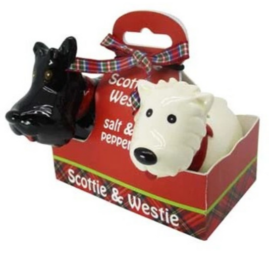 Salt & Pepper Shaker - Scottie & Westie