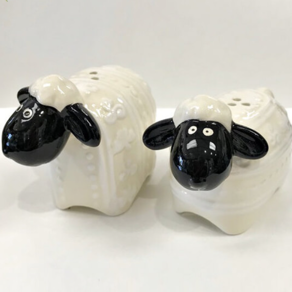 Salt & Pepper Shaker - Wooly Sheep