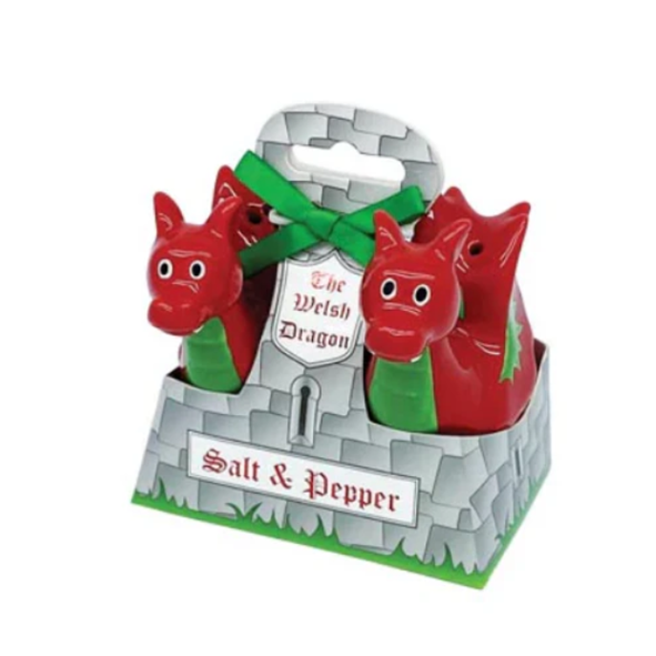 Salt & Pepper Shaker - Welsh Dragon