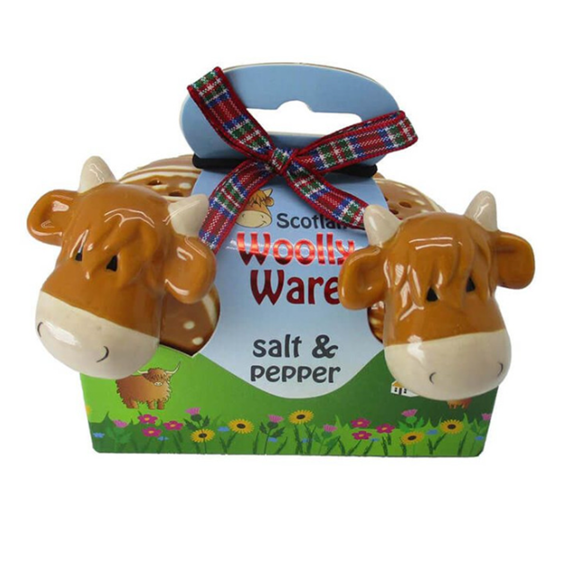 Salt & Pepper Shaker - Highland Cow