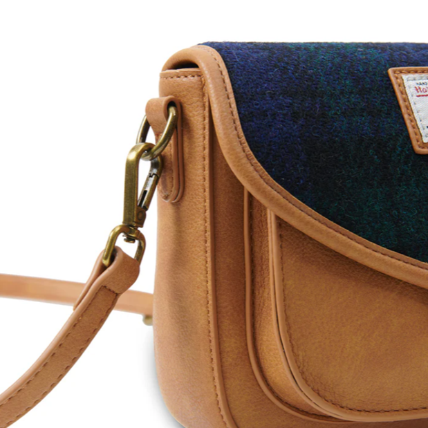 Harris Tweed Mini Saddle Bag