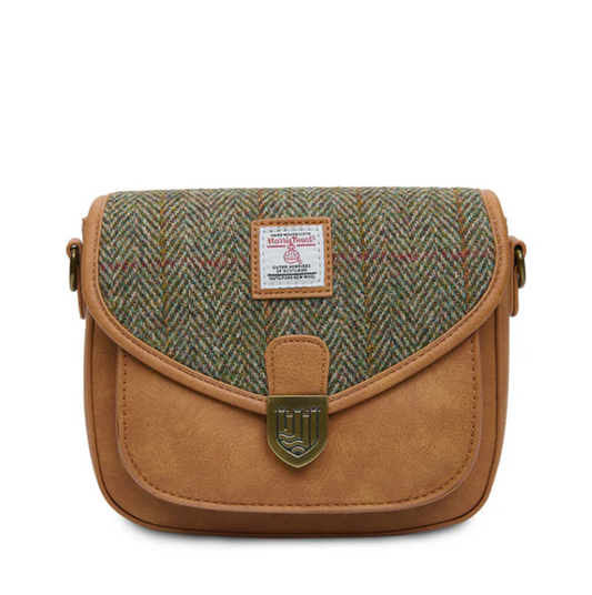 Harris Tweed Mini Saddle Bag