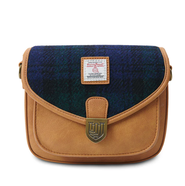 Harris Tweed Mini Saddle Bag