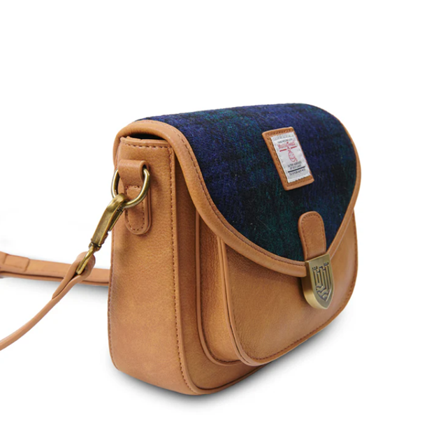 Harris Tweed Mini Saddle Bag