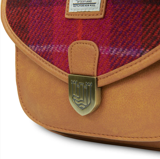 Harris Tweed Mini Saddle Bag