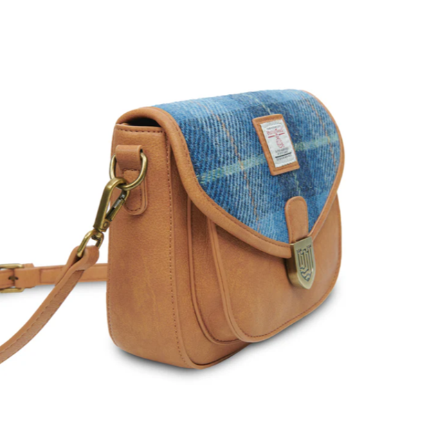 Harris Tweed Medium Saddle Bag