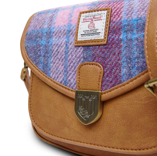 Harris Tweed Medium Saddle Bag