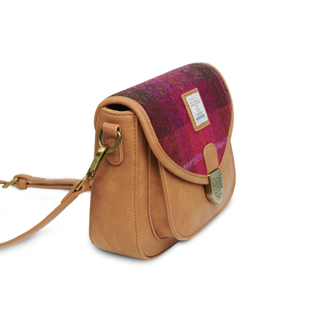 Harris Tweed Mini Saddle Bag