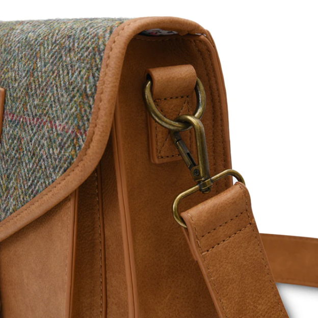 Harris Tweed Medium Saddle Bag