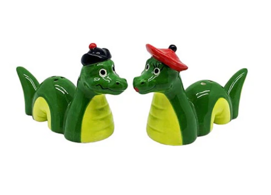 Salt & Pepper Shaker - Mr & Mrs Nessie