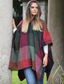 Sarah Hooded One Button Cape - Mulberry