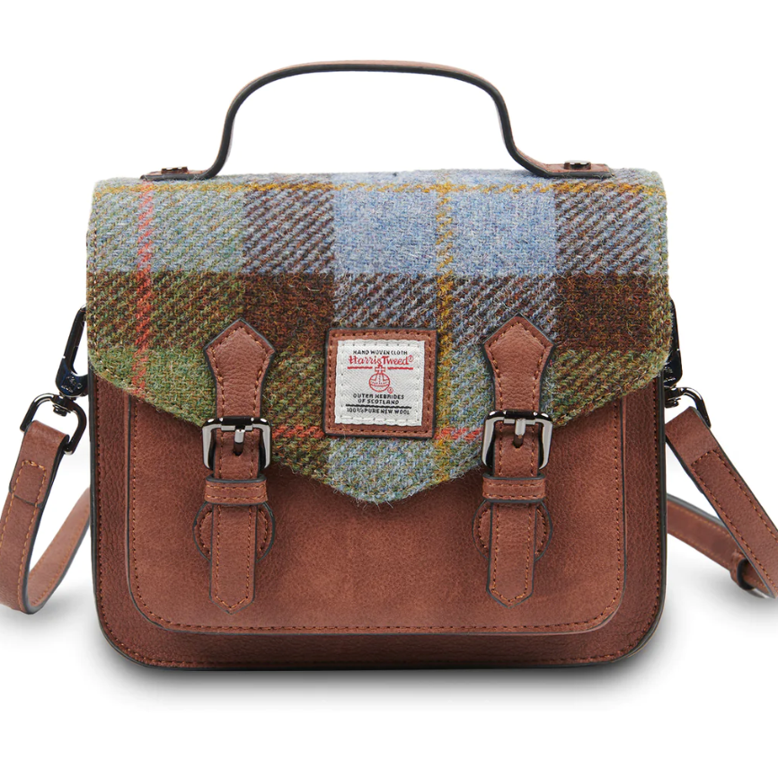 Harris Tweed Mini Calton Satchel