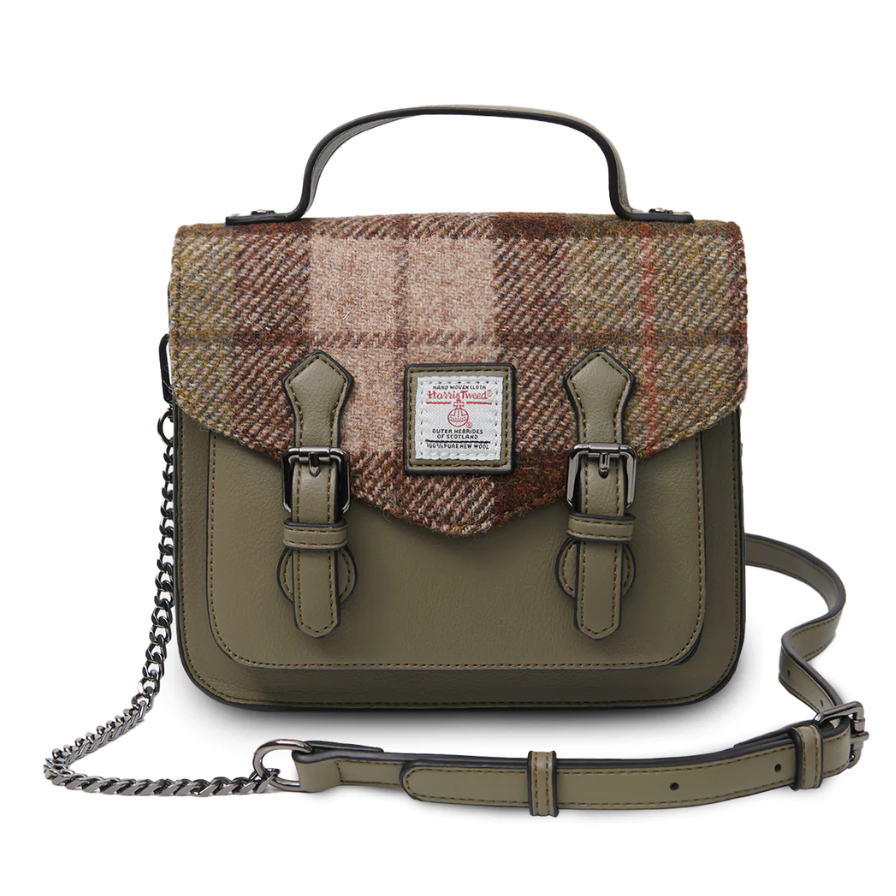 Harris Tweed Mini Calton Satchel