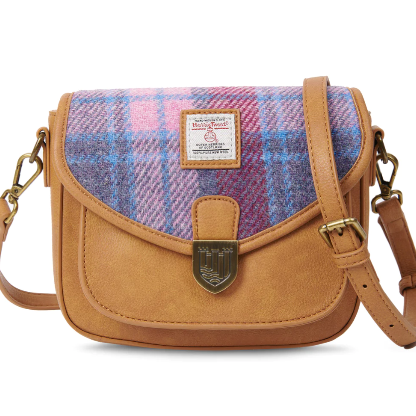 Harris Tweed Mini Saddle Bag