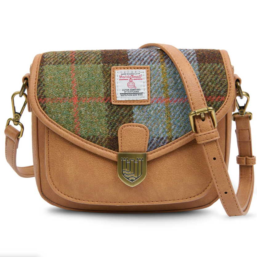 Harris Tweed Mini Saddle Bag