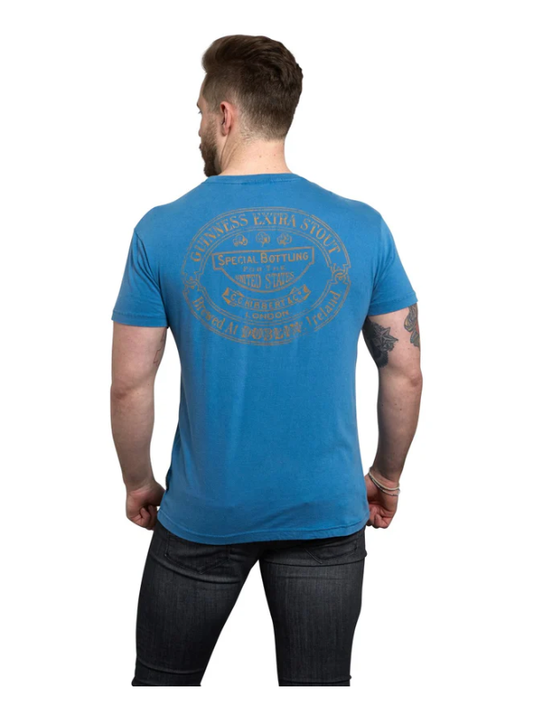 Guinness Tee Blue Harp