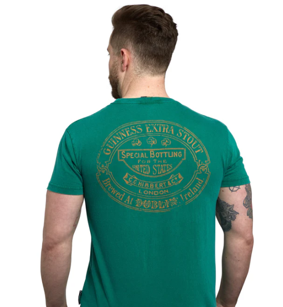 Guinness Tee Green Harp