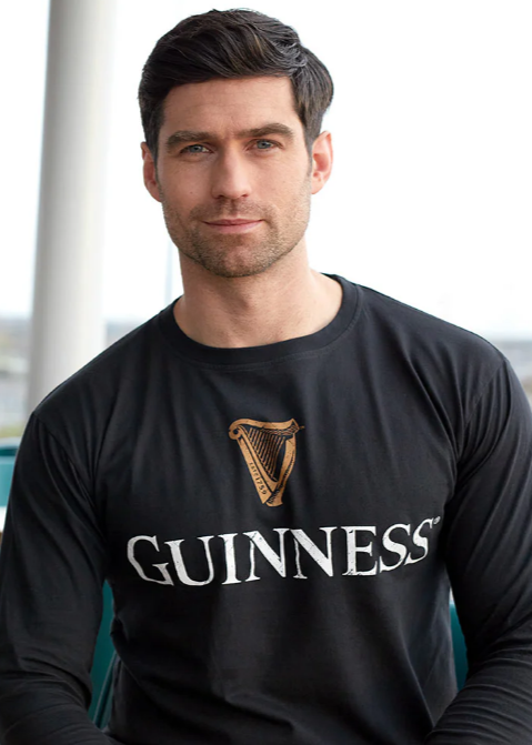 Guinness Long Sleeve Black Trademark label