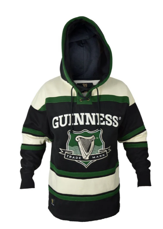 Guinness Sweatshirt Green Hockey Style Hooded