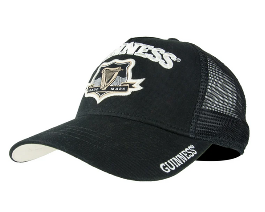 Guinness Baseball Cap Signature Black Trucker