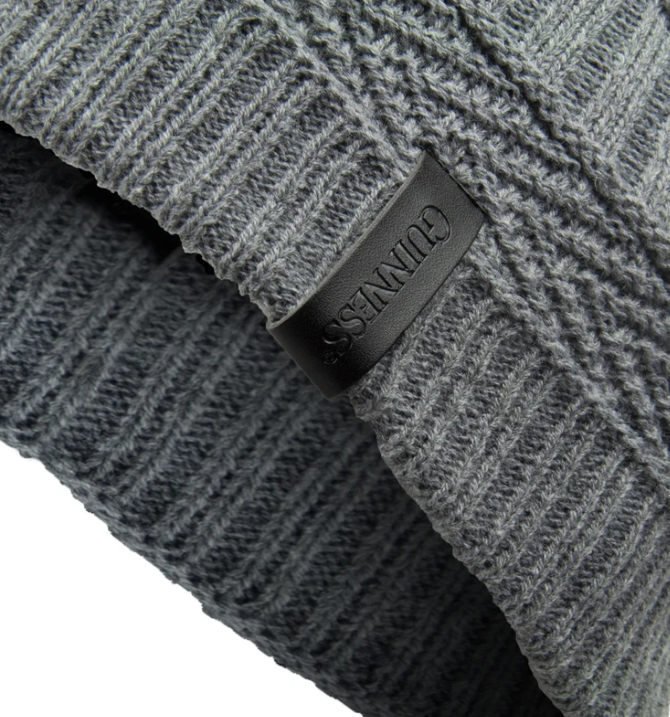 Guinness Beanie Grey Woven