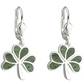 Connemara Marble Shamrock Earrings