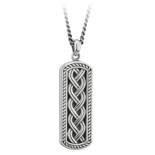 Solvar Mens Celtic Ingot Pendant