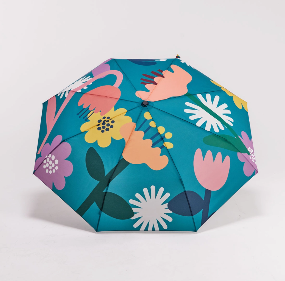 Original Duckhead Umbrella - Bloom Blue Flower Print