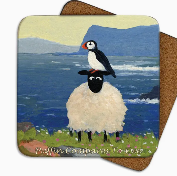 Coaster - Puffin Compares To Ewe