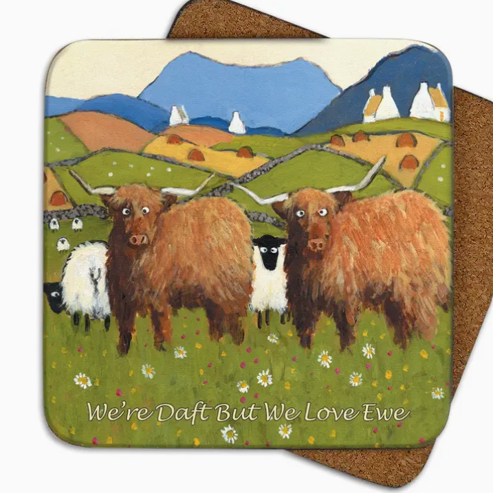 Coaster - We're Daft But We Love Ewe