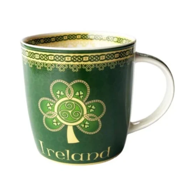 Clara Mug - Shamrock Spiral