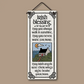 Ceramic Hand Glazed Tile - Irish Angels Blessing
