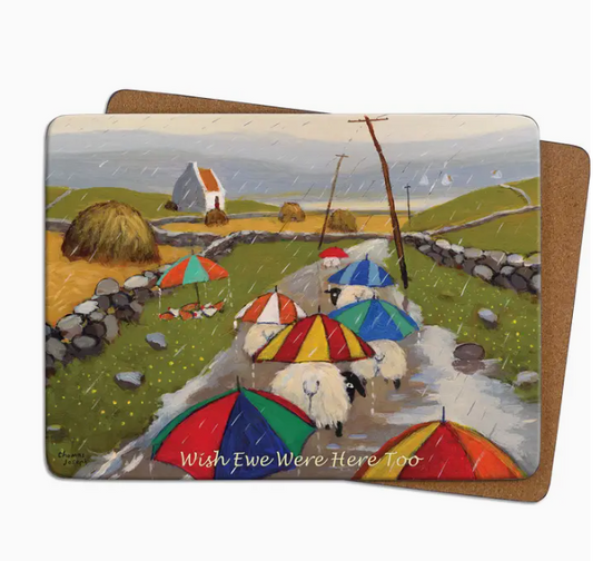 Table Mat -  Wish Ewe Were Here Too