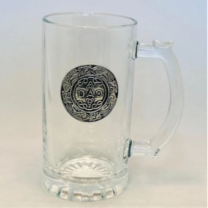 Pewter Glass Beer Tankard in presentation box