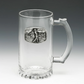 Pewter Glass Beer Tankard in presentation box