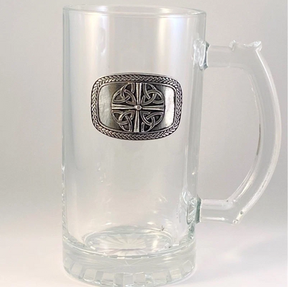 Pewter Glass Beer Tankard in presentation box