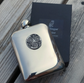 Pewter Drinks Flask with Irish Embellishment