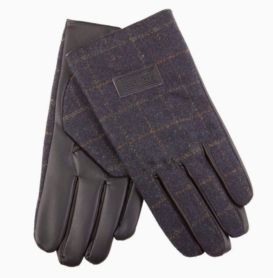 Classic Check Tweed Gloves