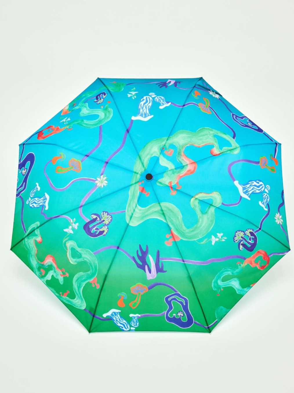 Original Duckhead Umbrella - Aqua Fungi