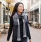 Women's Alpaca Blend Plaid Scarf